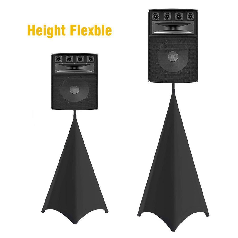 1Pcs Flexible Stretchable Speaker Stand Cover Speaker Stand Scrim Cover for DJ Light Speaker Stand