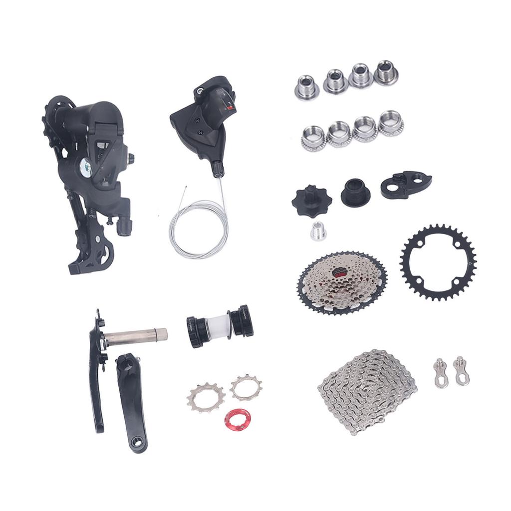 Велосипедный 9-скоростной групсет 50T маховик велосипедный комплект переключения переключатель шатуны набор аксессуаров для модификации 36T звезда