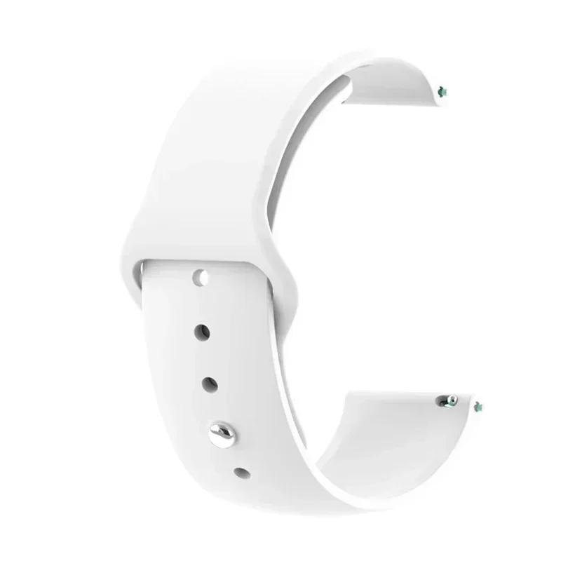 Силиконовый ремешок для часов 22 мм 20 мм для TicWatch Pro 3 Ultra E3 E2 S2 Pro X GTW 2025 Тип ремешка Браслеты для смарт-часов Женские Мужские Correa