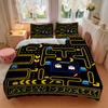 Pacman Mongkok Adventure Print 3Pcs Bedding Setduvet Cover With 2 Bedropillowcase Home Birthday Gift