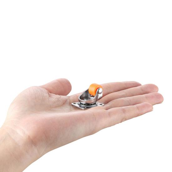 0,5-дюймовые мебельные ролики универсальные маленькие поворотные пластинчатые ролики для тележек мебель детская кровать кухонный шкаф стол