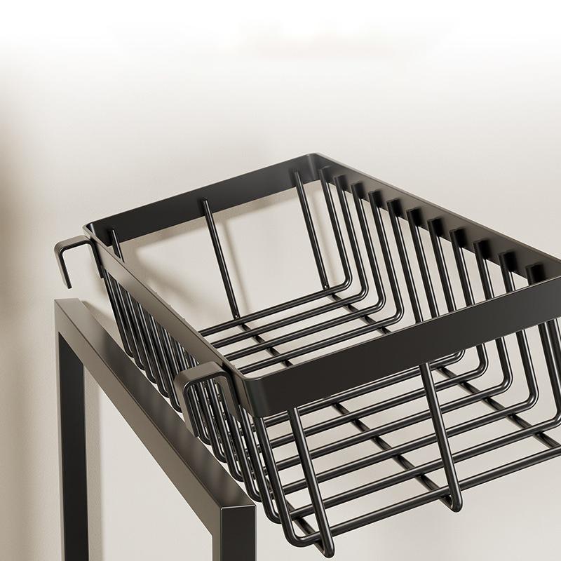 Двухуровневые органайзеры и хранение под раковину с выдвижным ящиком, многоцелевой органайзер для полки в ванной для хранения на кухне и в ванной