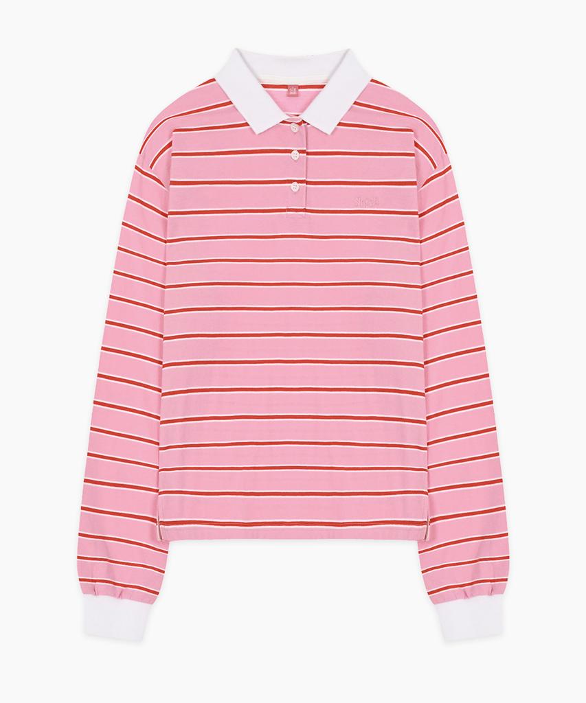 SINOON Stripe Pk Shirt (Pink)