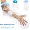 Водонепроницаемый чехол для гипса короткий на ладонь/длинный на руку, защита для руки для душа с эластичным отверстием, мягкий удобный пакет для купания при ране для взрослых