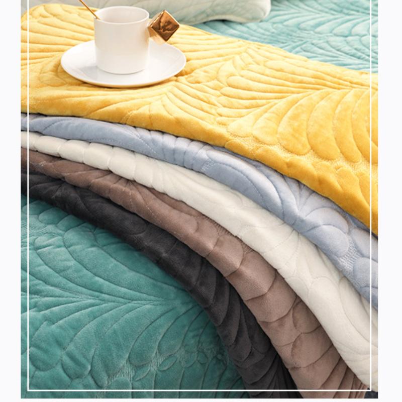 Простая зимняя короткая плюшевая диванная подушка, украшение для гостиной, противоскользящее толстое полотенце для спинки, мягкое, удобное, многоцветное, печатное, чехол для дивана