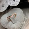 Simple V Shape Jewelry Ring for Women Jewelry Ring High Quality Wedding Ring