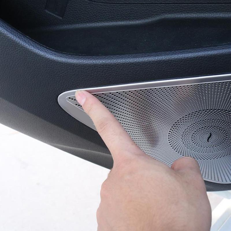 Нержавеющая дверь автомобиля звук стерео аудио твитер крышка динамика накладки для Toyota Corolla 2022 2023 E210