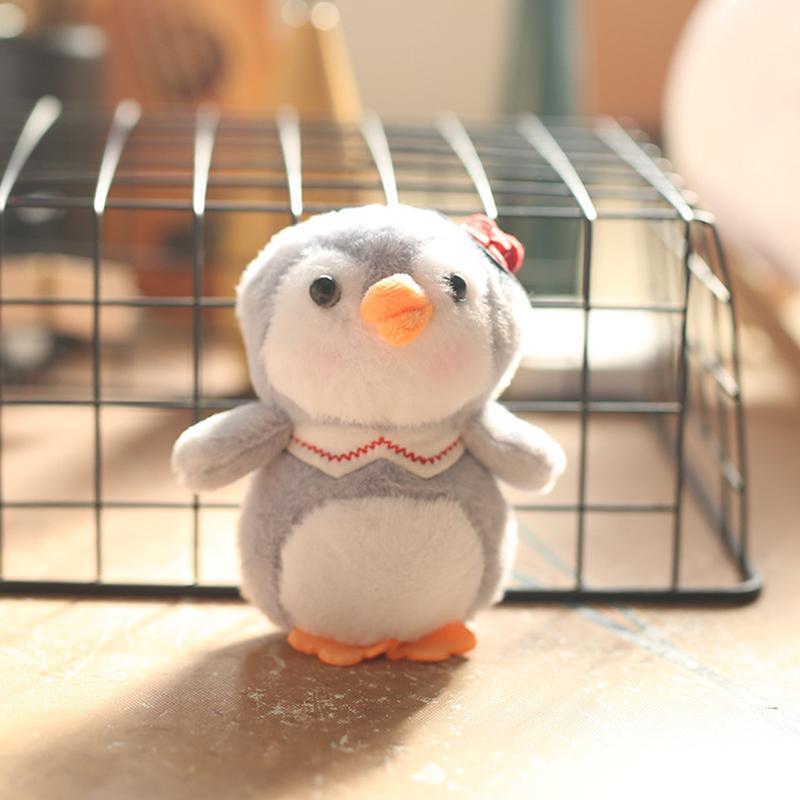 Мультяшный милый пингвин плюшевая игрушка брелок подвеска брелок чучело кукла сумка подвесные украшения рюкзак аксессуары детский подарок