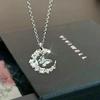 1 шт. Женская сплавная милая цепочка на шею Корейское ожерелье с бабочкой и луной Высококачественные элегантные украшения Подарок для девочек