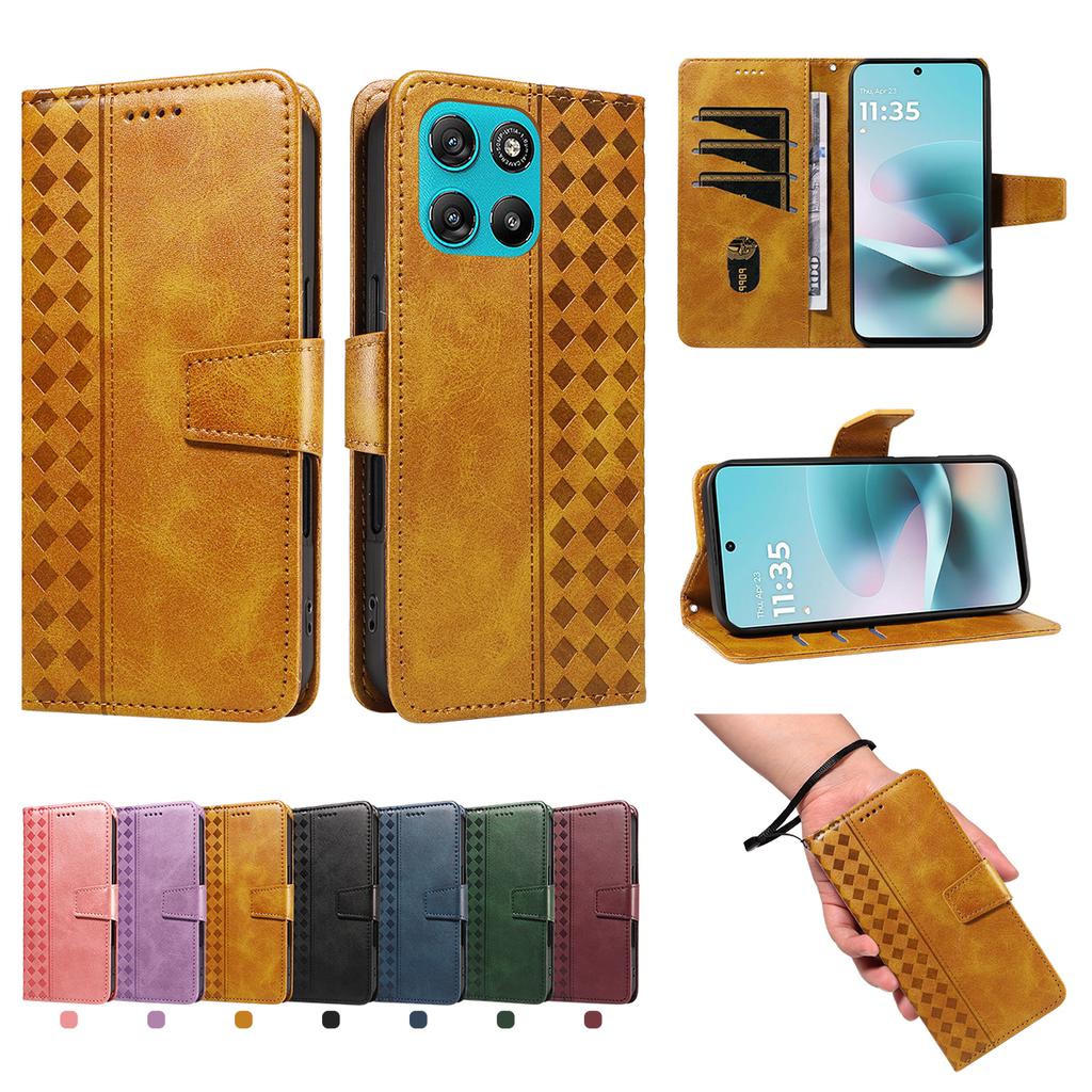 Magnetic Flip Leather Case on For Motorola Moto G67 G57 G06 G15 Power G56 G86 G05 G75 G35 G55 G85 Premium Wallet Card Slot Cover