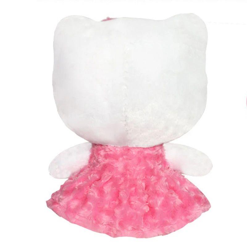 Оригинальные Аниме Sanrio Розовый с Розами Hello Kitty Melody Мультяшные Плюшевые Мягкие Игрушки Подушка Кукла Подарок на День Рождения Для Девочек