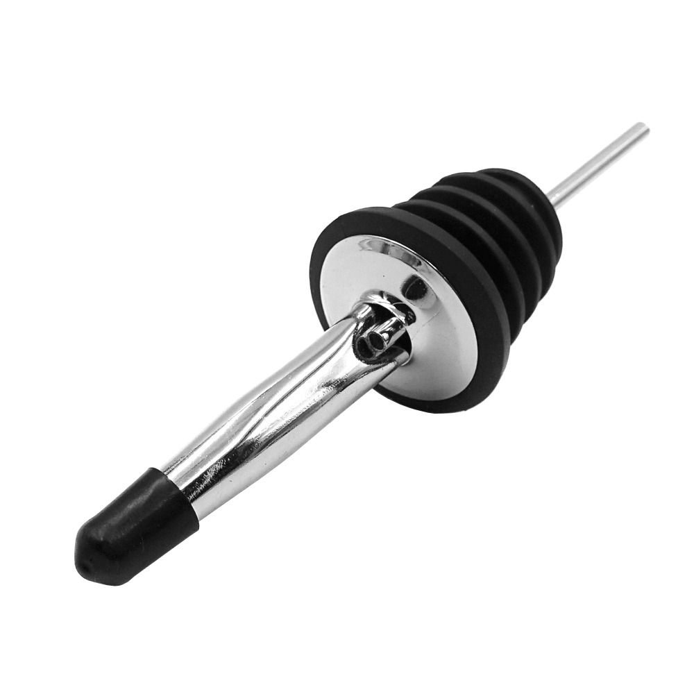 1/3PCS New Liquor Free Flow Bottle Cap Spout Stopper Stainless Steel Wine Pourer