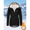 Men's Fleece Lined Hooded Jacket, Waterproof Windproof Winter Fall Outdoor Commuter Casual Coat Top, Popular for Europe USA