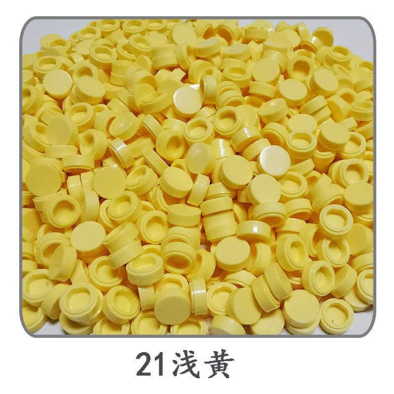 1000 шт./лот Плитка 1x1 Круглая 98138 Специальный Кирпичик MOC Строительный Блок Мелкие Частицы Кирпичики Детали Совместимые с 98138 LOGO Игрушки