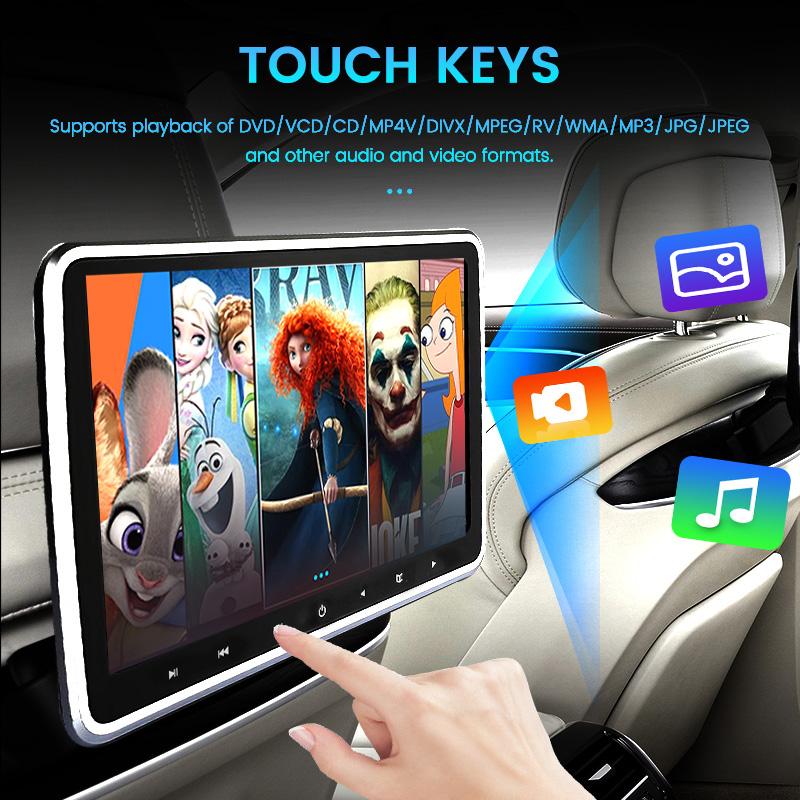 Navifly 10.1" HD Keys Monitor Touch Screen MP5 DVD Автомобильный мультимедийный видеоплеер Поддержка FM-ПЕРЕДАЧИ AV SD USB ИГРОВЫЕ ФУНКЦИИ