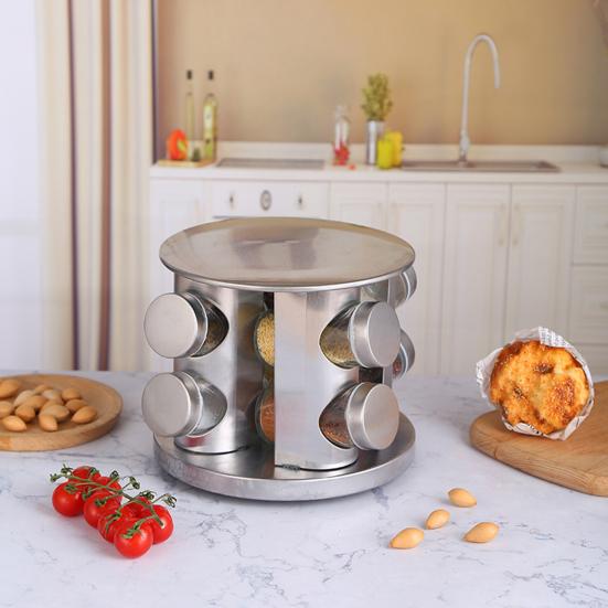 1 комплект, бутылка для приправ, влагостойкая, большая емкость, 90 мл, банка для специй с вращающейся на 360 градусов стойкой для хранения, кухонный гаджет