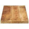 Vidaxl Blat Do Stolika, 70X40X3,8 Cm, Prostokątny, Surowe Drewno Mango