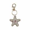 Hand Sewn Beaded Keychain Rhinestone Sequin Applique Bag Lanyard New Beaded Pendant  for Bag Charm