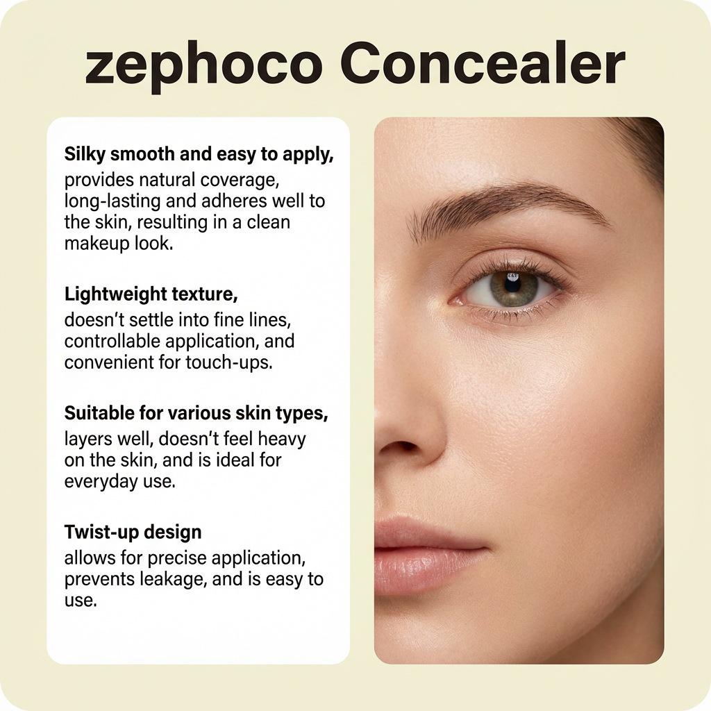 Шелковистый жидкий консилер-стик - Слоновая кость: Легко наносится, скрывает несовершенства, выравнивает текстуру, легкое, полупрозрачное тональное средство.