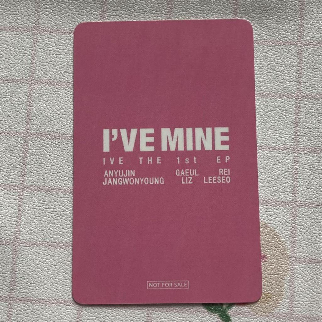 [Б/У] IVE mine Wonyoung venue limited Osaka Makuhari коллекционная карточка