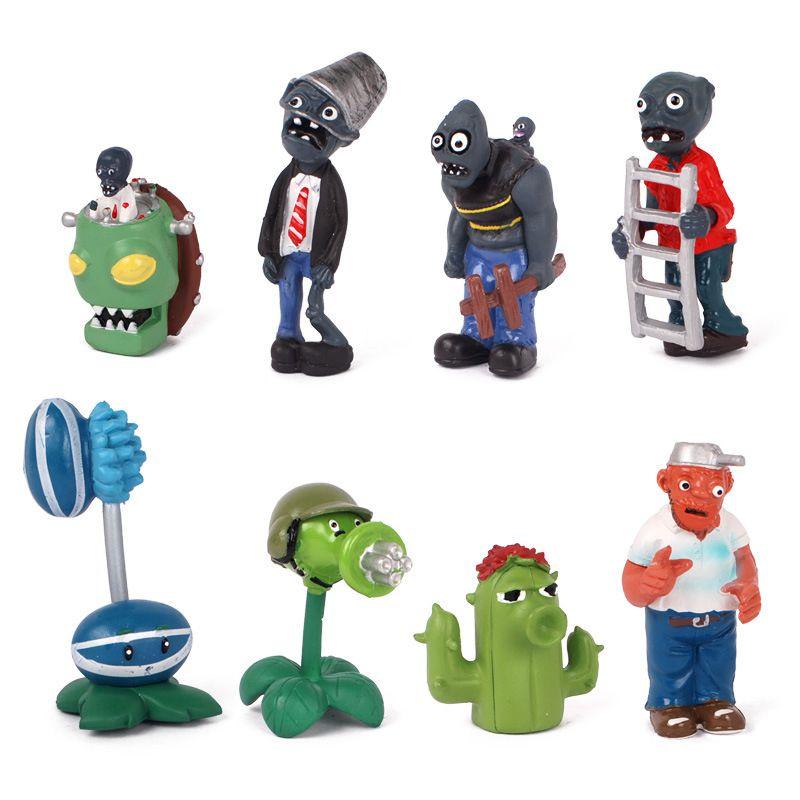 Decorate Your Easter With Plants Vs Zombies Series Egypt Private Wild West Pvc Toy Action Figures Set New