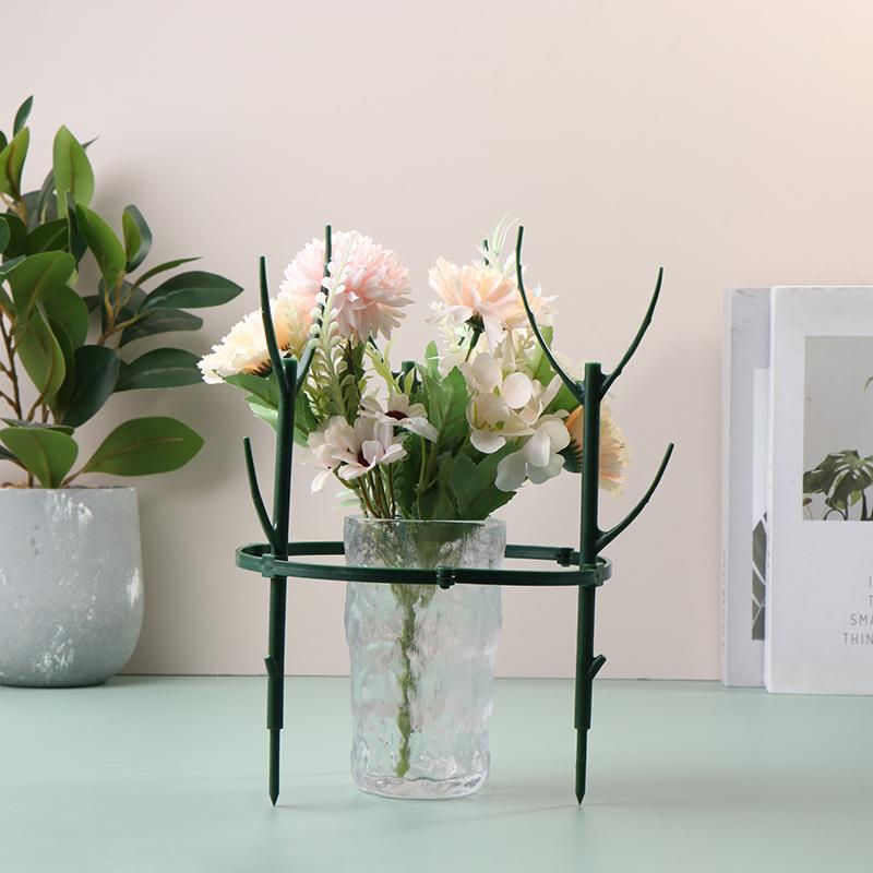 Plant Support Pile Plastic Semicircle Climbing Vines Stake Bonsai Flower Stand Cage Garden Plant Grow Fixing Rod Rack