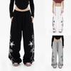 Women's Hip Hop Drawstring Sweatpants: Spring/Autumn Wide-Leg Casual Pants