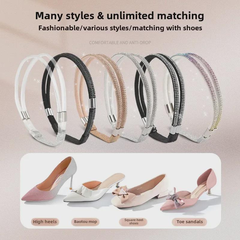 Invisible Non-Slip Elastic High Heels Strap for Ladies' Sandals