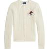 Polo Sweater Round Neck Single-Breasted Bear Embroidery Long Sleeve Kids Kids Sweater CWPOSWEG6820576-100