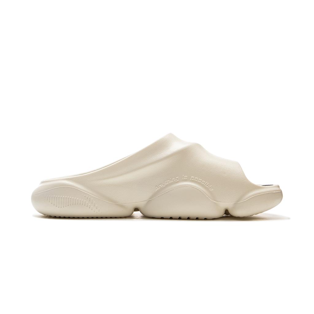 Li Ning Badfive Slide Og Повседневные Дышащие Легкие Нескользящие Шлепанцы Мужская Обувь Бежевый ABTV007-1