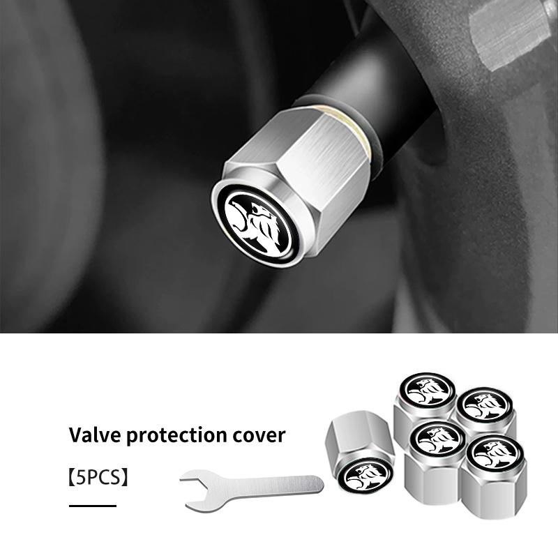 5pcs Car Wheel Tire Air Valve Protection Cap Dust Stem Cover For Holden Commodore Trailblazer Colorado Cruze Volt Caprice Ute