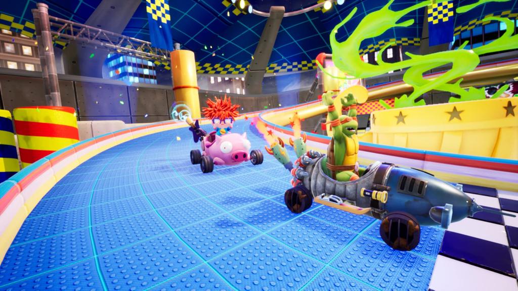 Nickelodeon Kart Racers Slime Speedway North PS5 3 (Импортная версия Америка) -