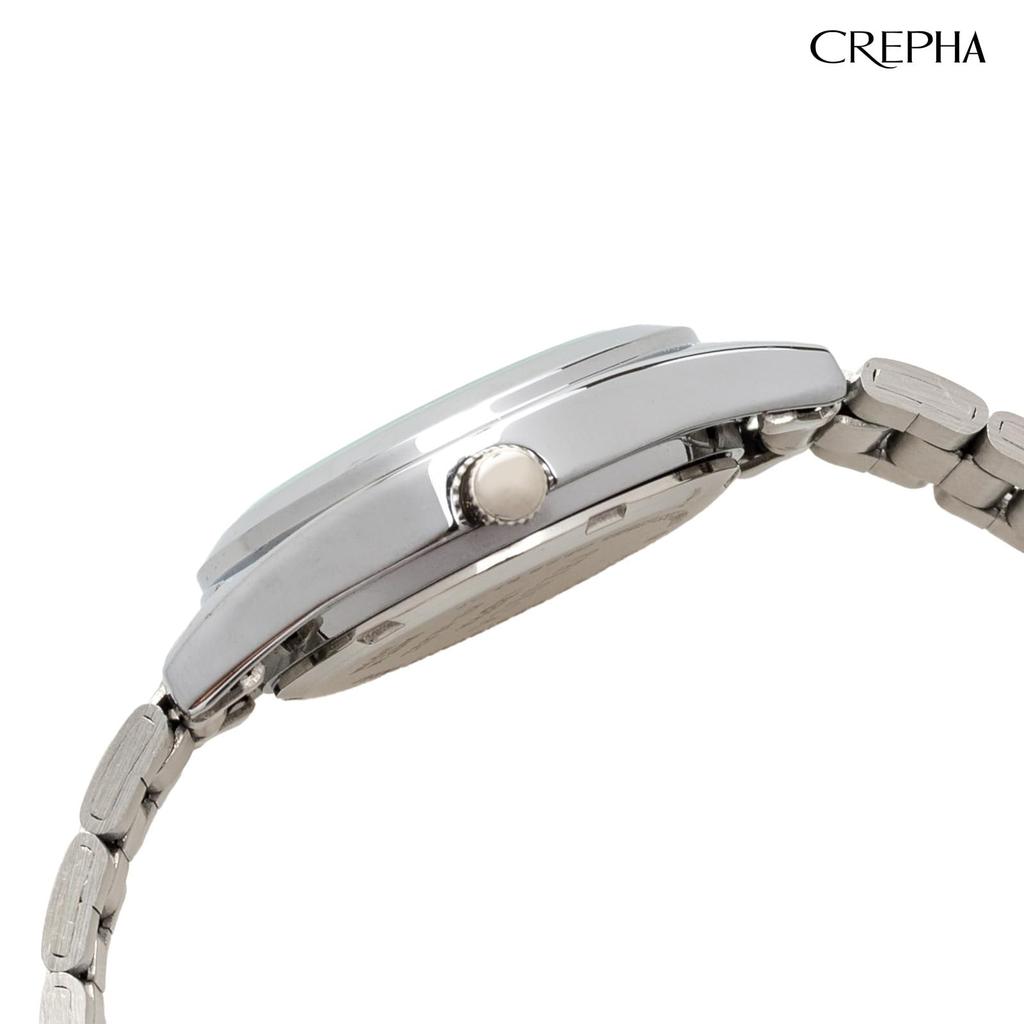 Аналоговые часы Clefer Serdica, SD-AL332-LUS, с люминесцентным циферблатом, металлическим браслетом и японским механизмом, Женские, Серебристые