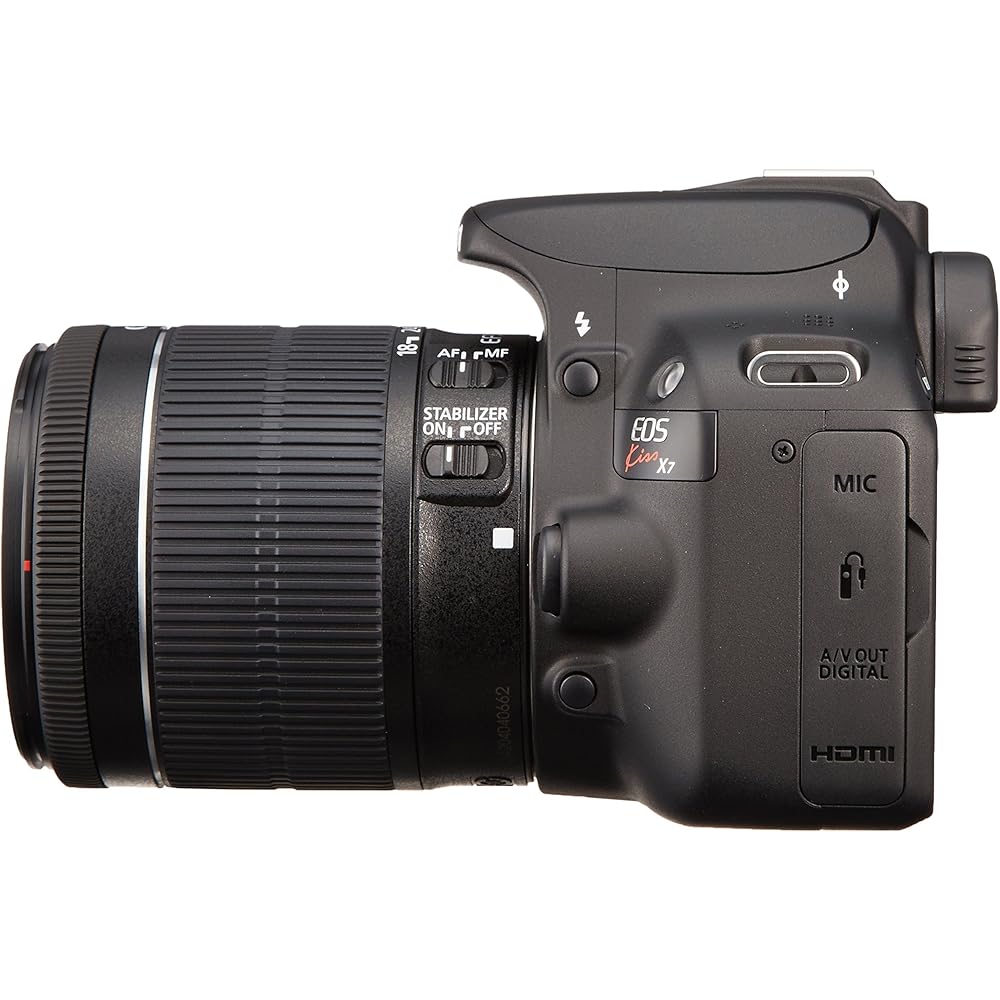 [Восстановленная] Цифровая зеркальная камера Canon EOS Kiss X7 Комплект с двумя объективами EF-S18-55mm/EF-S55-250mm В комплекте KIS...