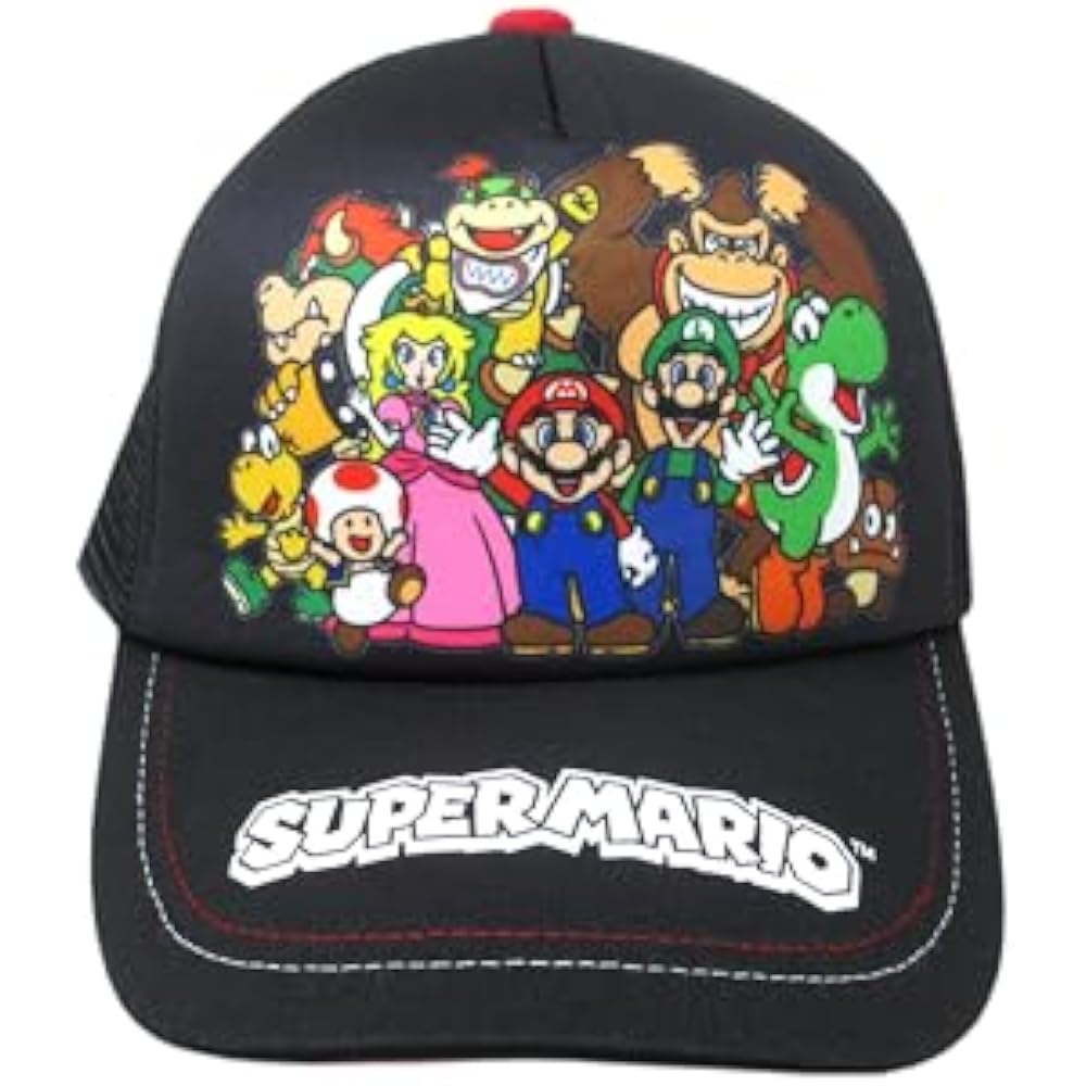 [Tomokuni Co., Ltd.] [Оригинал] Кепка-шляпа Super Mario, Шляпа, Шляпа, Козырек от солнца, Взрослый, Женская, Мужская, Мужская,...