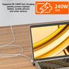 1 упаковка 100 Вт 10 Гбит/с USB-C адаптеры PD100W Type C Male to Female удлинители 4K@60Hz видео для USB3.1, мобильных телефонов, планшетов