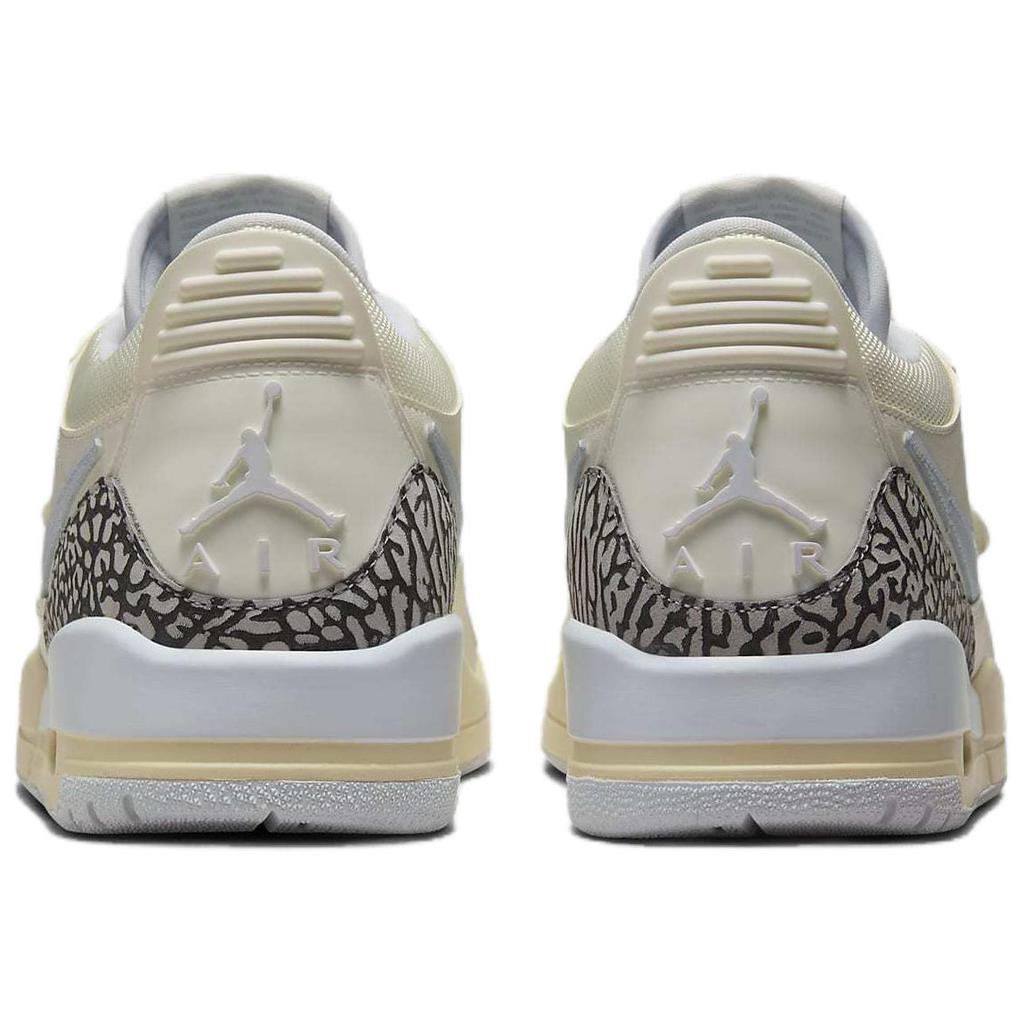 Jordan Legacy 312 Low Sail Cement Grey Black Football Grey Женские FQ7827-101
