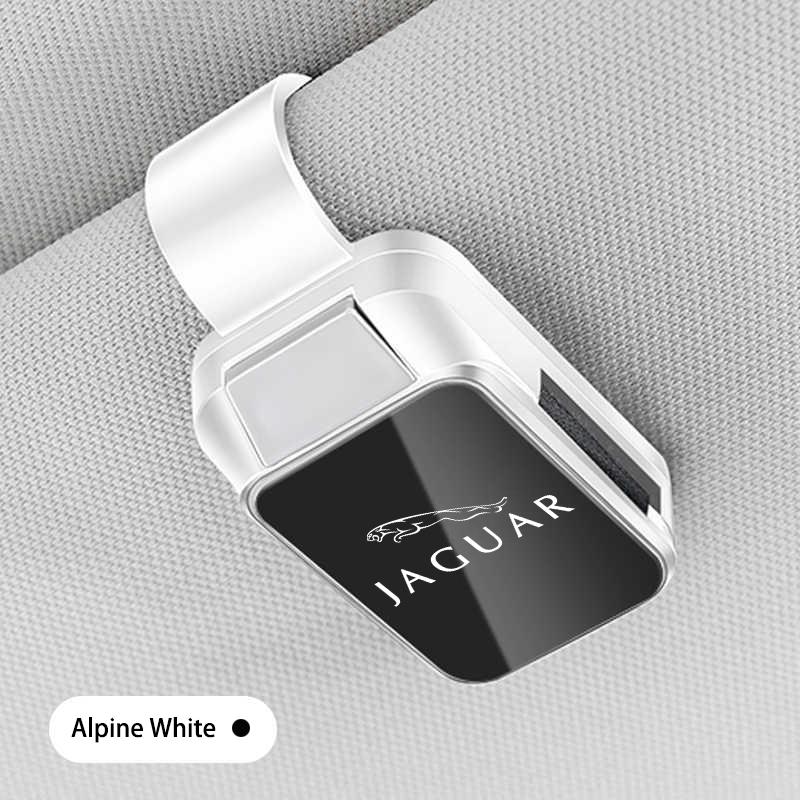 For Jaguar XE XF XJ F-Type F-Pace XKR XEL XFL S F XK XJL XJ6 Car Interior Sun Visor Eyeglasses Holder Sunglasses Clip SS16