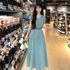 Plus Size Elegant Women's Summer V-Neck Waist-Cinched Long Dress