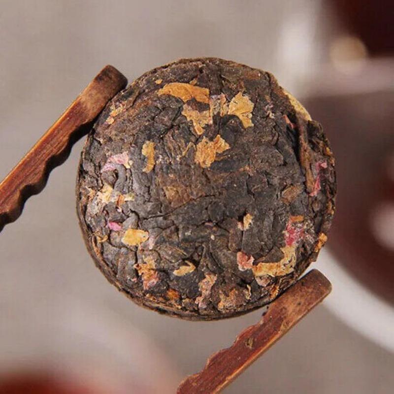 Цветочный чай Юньнань 500 г со вкусом пиона Шу Пуэр Мини Туо Ча Ферментированный чай Пу Эр