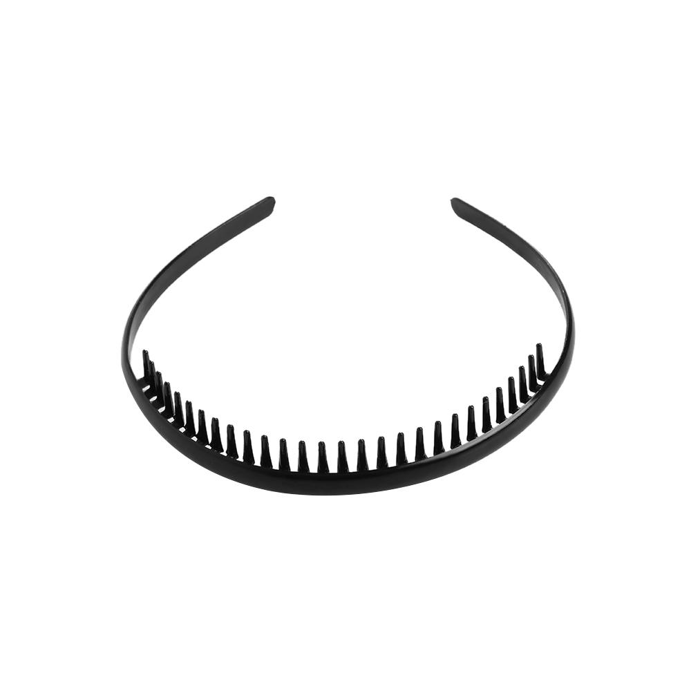 1/2 Pcs New Black plastic Sports Hairband Soccer Headband Toothed Men Hair Clip