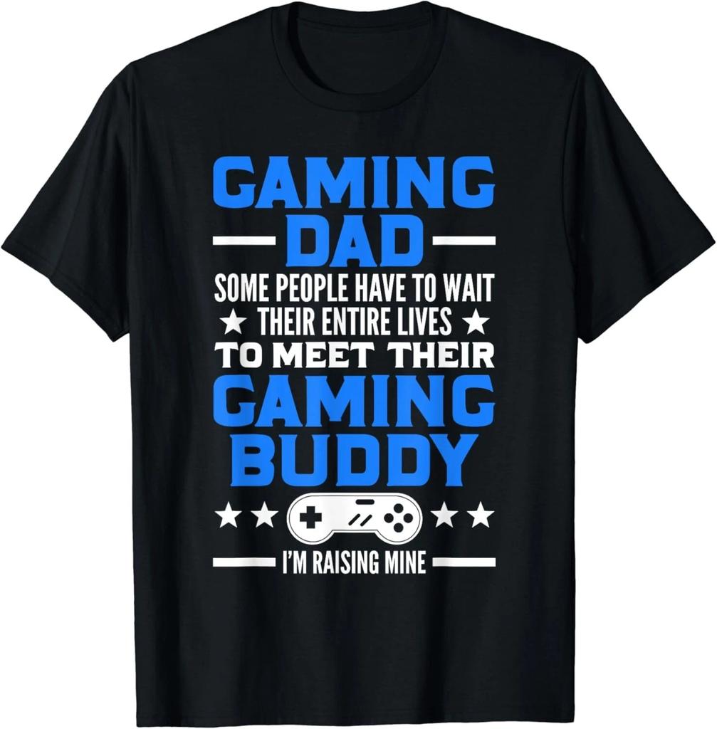 Gamer Fathers Day Gift Video Games Gaming Dad Gaming Gift Unisex T-Shirt
