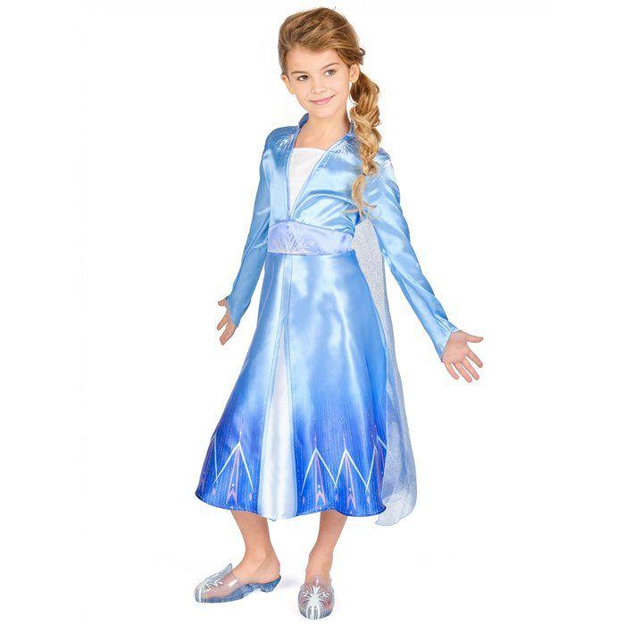 Классический костюм Эльзы Королевы Снежной для девочки