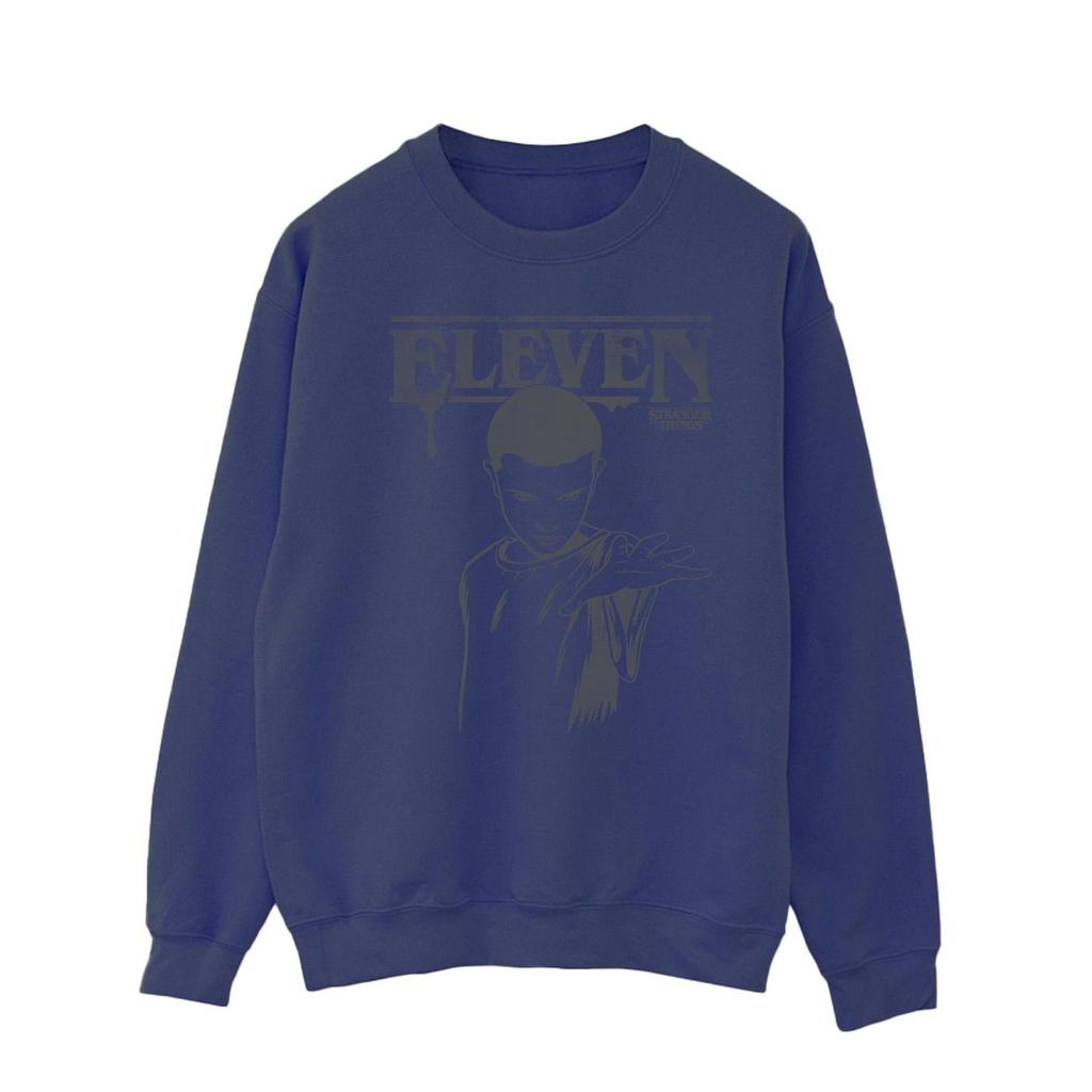Netflix Mens Stranger Things Dark Eleven Sweatshirt