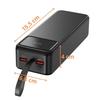 Внешний аккумулятор 30000 мАч USB USB-C micro-USB Быстрая зарядка светодиодный экран Phonillico®