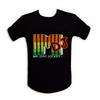 Luminous T-shirt "M DJ" LED Equalizer Size S