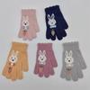 Kids Gloves Children Split Finger Gloves Boys Girls Cartoon Knitted Gloves