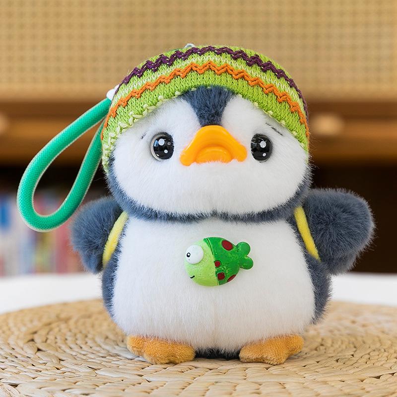 Cute Cute Scarf Little Penguin Pendant Plush Toy Doll Bag Pendant Doll Keychain Rag Doll