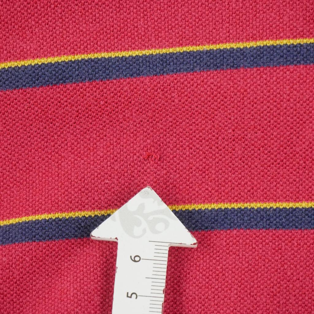 Seconde vie - Polo manches courtes Homme Rouge - Bon état