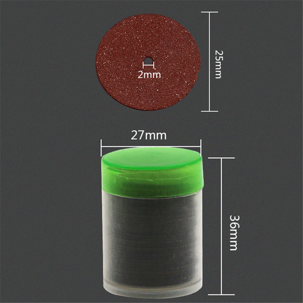 36pcs 25mm Tool Sander Cut Off Cutting Discs Rotary Blade Sheets Grinding Wheels Abrasive Disc